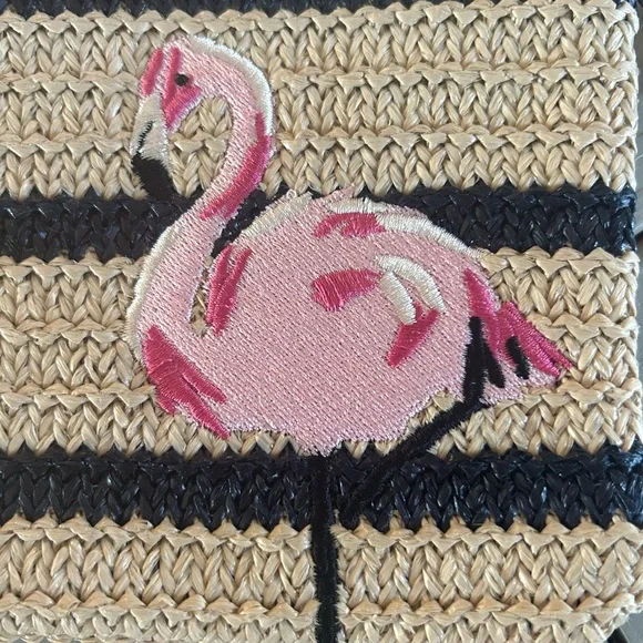 Vera Bradley Seashore Beach Wristlet Flamingo Fiesta NWT - Picture 3 of 5